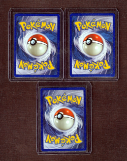 Pokemon HORSEA LOT OF 3 1ST EDITION 49/62 Fossil Base Set Appear Never Played - Image 2