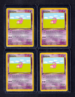 Pokemon GRIMER LOT OF 4 1ST EDITION 48/62 Fossil Base Set Appear Never Played - Image 1