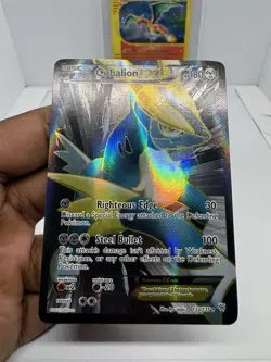 Pokemon TCG Cobalion Ex Plasma Storm 133/135 Full Art BW Holo NM/LP - Image 2