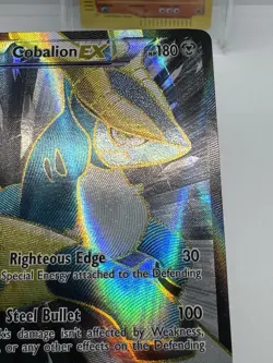 Pokemon TCG Cobalion Ex Plasma Storm 133/135 Full Art BW Holo NM/LP - Image 3