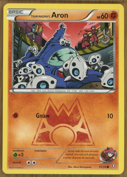 Team Magma's Aron 12/34 ~ Double Crisis ~ NM/Mint!! - Image 1