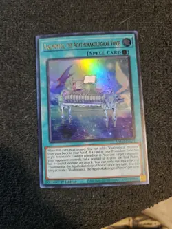 Yugioh Vaalmonica, the Agathokakological Voice VASM-EN035 Ultra Rare 1st Ed NM - Image 1