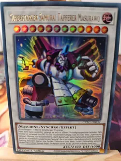 Superstarker Samurai Tapferer Masurawo CYAC-DE039 Ultra Rare Deutsch NM YUGIOH - Image 1