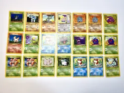 Vintage Pokemon TCG Lot - 90 Cards - Fossil Jungle Base - HP - READ - Image 3