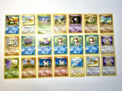 Vintage Pokemon TCG Lot - 90 Cards - Fossil Jungle Base - HP - READ - Image 5