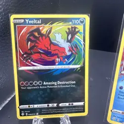 Pokemon Shining Fates Amazing Rare Kyogre Yveltal Reshiram Holo Set 3 Cards NM/M - Image 3