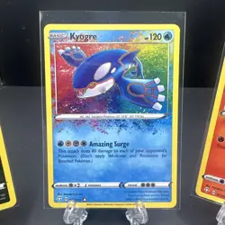 Pokemon Shining Fates Amazing Rare Kyogre Yveltal Reshiram Holo Set 3 Cards NM/M - Image 4