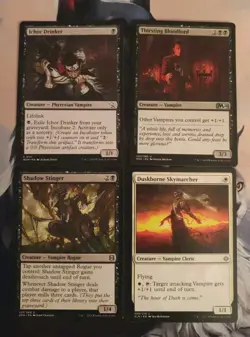 NM Vampire Creatures x4 MTG Tribal Magic cards Lot. Ships Fast! - Image 1
