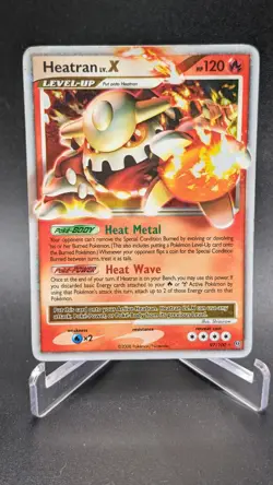 Heatran LV.X 97/100 Pokemon TCG Stormfront Rare Holo Card - Image 1