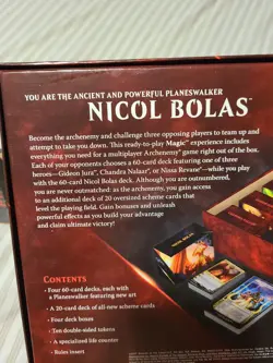 MTG Magic Archenemy Nicol Bolas Open Box Set 4 60-Card Sealed Decks 20 Scheme - Image 3