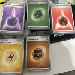 Pokemon Card BULK Lot ALL BASIC ENERGY from ETBs 5 SEALED PACKS - Image 1