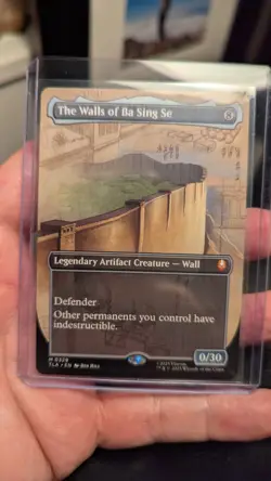 1x The Walls Of Ba Sing Se Borderless NM - Magic MTG TLA x1 - Image 1