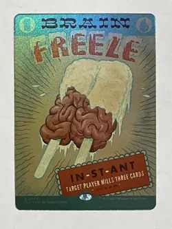 Brain Freeze FOIL Encyclopedia Secret Lair MTG Magic The Gathering - Image 1