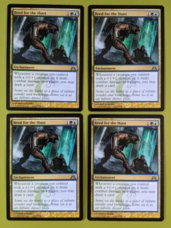 Bred for the Hunt x4 Dragon's Maze 4x Playset Magic the Gathering MTG - Image 1