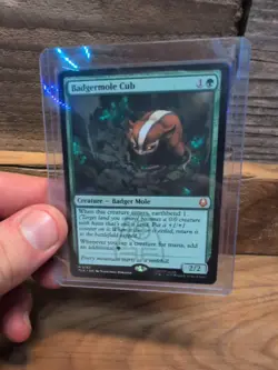 MTG Magic the Gathering Badgermole Cub Avatar The Last Airbender NM New - Image 1