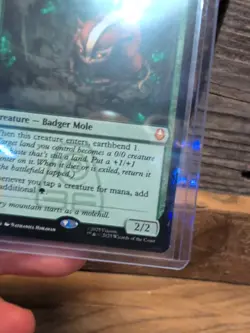 MTG Magic the Gathering Badgermole Cub Avatar The Last Airbender NM New - Image 5