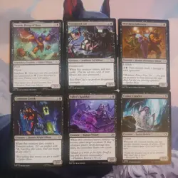6x MTG Black Creature Spells! Spiderman + EOE Sets! All NM Mint! Ships Fast! - Image 1