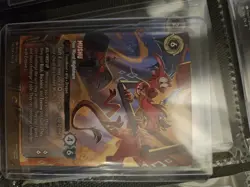 2025 Lorcana Mushu (Your Worst Nightmare) Reign of Jafar #218/204 Enchanted NM - Image 1