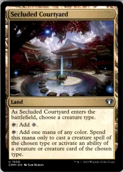 Commander Masters #1030 Secluded Courtyard - Image 1