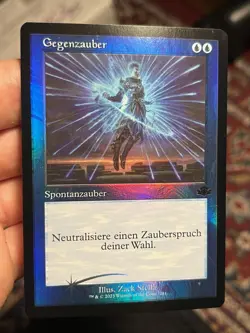 GERMAN Retro Foil Counterspell??Rare Pull?? NM-??Dominaria remastered?? Mtg 1951 - Image 1