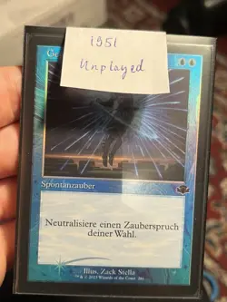 GERMAN Retro Foil Counterspell??Rare Pull?? NM-??Dominaria remastered?? Mtg 1951 - Image 5