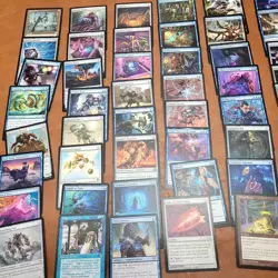 Whole COMMANDER Magic Deck MTG - Unctus Grand Metatect Mono Blue ARTIFACTS Rare - Image 3