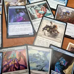 Whole COMMANDER Magic Deck MTG - Unctus Grand Metatect Mono Blue ARTIFACTS Rare - Image 5