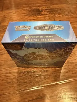 Stellar Crown Pokemon Center Exclusive Elite Trainer Box ETB - Image 2