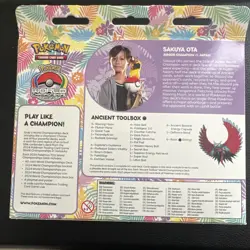 Pokemon 2024 World Championship Deck Honolulu Sakuya Ota Ancient Toolbox - Image 2