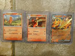 Pokemon Super Premium Collection Charizard EX Charmander Charmeleon Promo Lot×3 - Image 1