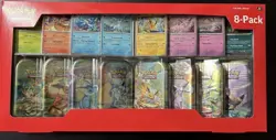 NEW Pokemon TCG Scarlet & Violet Prismatic Evolutions 8 Mini-Tin Bundle Costco - Image 3