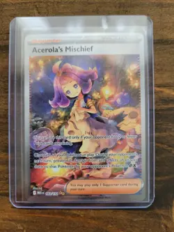 Pokemon TCG Acerola's Mischief 183/132 NM Mega Evolution FAST SHIPPING - Image 1