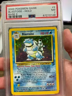 Pokemon - Blastoise Base II Holo 2/130 PSA 7 - Image 1