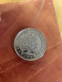 Tangela Pokemon Coin Battle Medal Silver SP20 Japanese Nintendo Japan F/S - Image 1