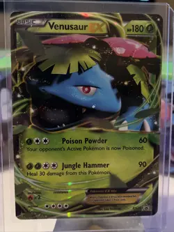 Venusaur EX XY28 - Pokemon TCG XY Promo - Black Star Promos Ultra Rare MP - Image 1