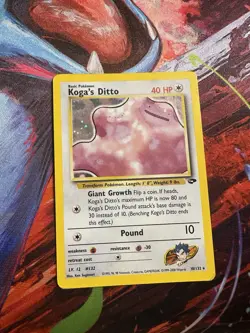 Pokemon TCG Koga’s Ditto Gym Challenge Holo 10/132 Mp - Image 1