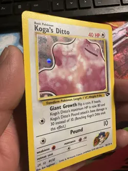 Pokemon TCG Koga’s Ditto Gym Challenge Holo 10/132 Mp - Image 4