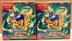 Pokemon TCG Crown Zenith Booster Bundle Box Lot (2) - Factory Sealed NEW - READ - Image 1