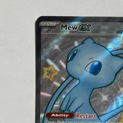 Mew EX 216/091 - Paldean Fates Shiny Ultra Rare Holo Pokemon TCG NM - Image 3
