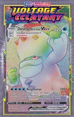 Darumacho de Galar V MAX-EB04:Voltage Eclatant- 187/185 - Carte Pokemon Neuve FR - Image 1