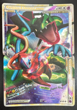 Pokemon Rayquaza & Deoxys Legend 89/90 + 90/90 (both) Undaunted Holofoil LP - Image 1