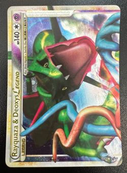 Pokemon Rayquaza & Deoxys Legend 89/90 + 90/90 (both) Undaunted Holofoil LP - Image 3