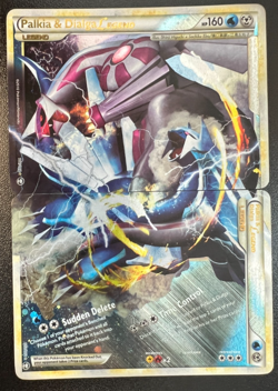 Pokemon Palkia & Dialga Legend 101/102 + 102/102 (both) Triumphant Holofoil LP - Image 1