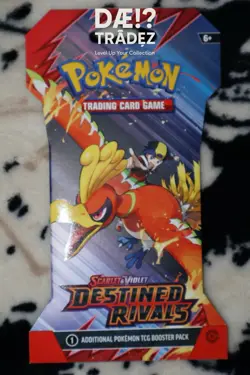 Destined Rivals Booster Pack - Ho-Oh Art - Pokemon TCG Sealed SV - Image 1
