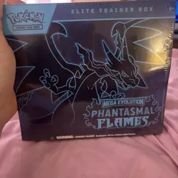 Pokemon TCG Mega Evolution Phantasmal Flames Elite Trainer Box - ETB - Sealed - Image 1