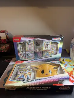 POKEMON Prismatic Evolutions Premium Figure & Accessory Pouch Collections - Image 1