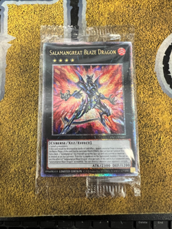 Yugioh SEALED Salamangreat Blaze Dragon TN23-EN007 Quarter Century Rare Limited! - Image 1