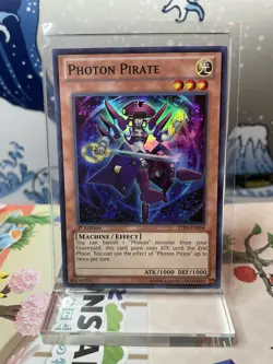 Yu-Gi-Oh! TCG Photon Pirate 2013 Zexal Collection Tin ZTIN-EN006 1st Edition - Image 1