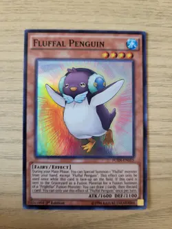 Fluffal Penguin - Super Rare - FUEN-EN015 - 1st Edition - LP Yugioh! - Image 1