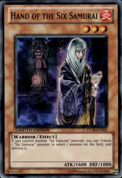 Hand Of The Six Samurai - Super Rare Limited Edition STOR-ENSE2 - LP - YuGiOh - Image 1